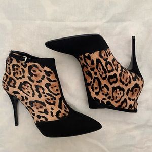 Cheetah print boot heels from Ralph Lauren.